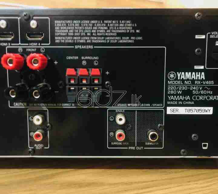 YAMAHA RX V465 HDMI 5.1 AV Receiver – Adz.lk – Classified Ads ...